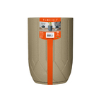 Vaso de Chão Médio Plástico 34x55cm Bege Valencia Floridis