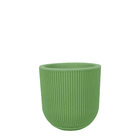 Vaso de Chão Médio Plástico  29x29cm com Prato Verde Caipirinha SP27 Vasart