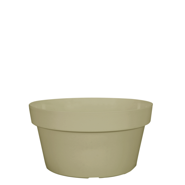 Vaso de Chão Pequeno Plástico  12x23cm Areia  SAMPA Vasart