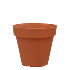 Vaso de Chão Pequeno Plástico  16x18cm Terra  SAMPA Vasart