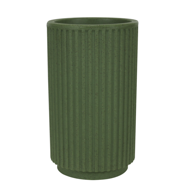 Vaso de Chão Pequeno Plástico  35x20cm Verde Artstone  SP27 Vasart