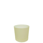 Vaso de Chão Pequeno Plástico  9,8x10,5cm com Prato Areia  RIO Vasart