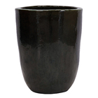 Vaso de Chão Vietnamita Extra Grande em Cerâmica 60x46cm Verde Clássico Ts Brasil