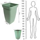 Vaso De Coluna Floratta (14l) Verde Rischioto