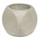 Vaso De Concreto Artesanal Decorativo Dado 10cm Cinza