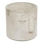 Vaso De Concreto Decorativo Moai 9,5cm Cinza Linha Eco