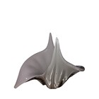 Vaso De Decoração Em Murano Wings Branco Cadoro