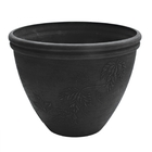 Vaso De Fiber Clay Preto