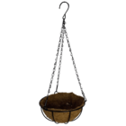 Vaso De Fibra De Coco 30cm De Plantas Suspenso Com Corrente