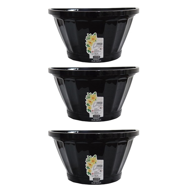 Vaso De Flor Meia Lua Para Parede Jardim Vertical Com Prato K