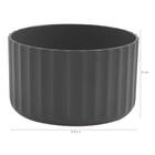 Vaso De Flor Mini Decorativo Planta Cacto Groove Jardim Ou Ch
