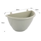 Vaso De Flor Para Parede Meia Lua Jardim Vertical 4 Peças - B