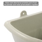 Vaso De Flor Para Parede Meia Lua Jardim Vertical 4 Peças - B