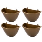 Vaso De Flor Para Parede Meia Lua Jardim Vertical 4 Peças - M