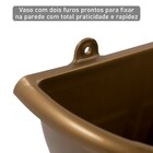 Vaso De Flor Para Parede Meia Lua Jardim Vertical 4 Peças - M