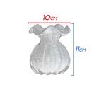 Vaso De Murano Branco Trouxinha 11x10cm St1673