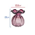 Vaso De Murano Roxo Trouxinha 11,5x13cm St1670
