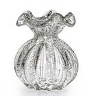 Vaso De Murano Transparente Trouxinha 11,5x13cm St1670