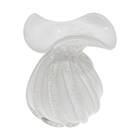 Vaso De Murano Trouxinha Branco 16x15cm Od0015 St1667