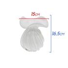 Vaso De Murano Trouxinha Branco 16x15cm Od0015 St1667