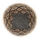 Vaso De Palha Plantas Artesanal Cesta Flores Decoraçao Organi