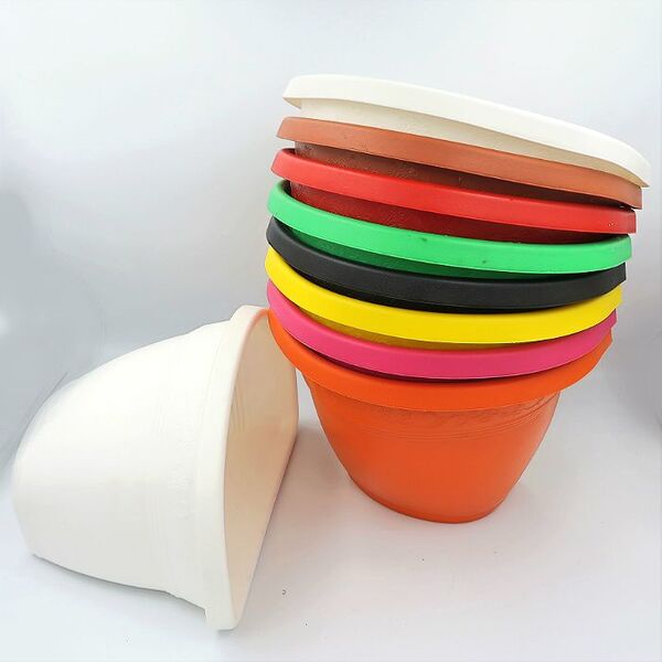 Vaso De Parede - 23 Cm - Kit Colorido 24 Unidades