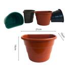 Vaso De Parede (21x15x16) Cor Cerâmica Riqueplás