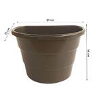 Vaso De Parede (21x15x16) Tabaco Riqueplás