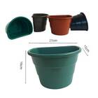 Vaso De Parede (21x15x16) Verde Riqueplás