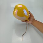 Vaso De Parede Balão Decorativo Cachepo Cerâmica Amarelo