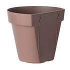 Vaso De Parede Bari Eco (20x16x17) Cor Tabaco Okla