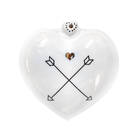 Vaso De Parede Cachepot Coração Flechas