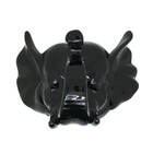 Vaso De Parede Cachepot Elefante Preto Cerâmica