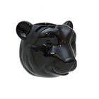 Vaso De Parede Cachepot Urso Preto Cerâmica