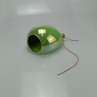 Vaso De Parede Decorativo Balão Cachepô Cerâmica Verde