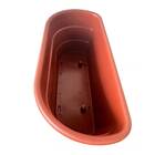 Vaso De Parede Duplo (39x16x17) Cor Cerâmica Riqueplás