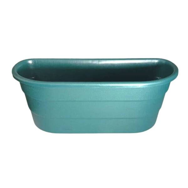 Vaso De Parede Duplo (39x16x17) Verde Riqueplás