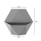 Vaso De Parede Favo 30cmx35xm Japi