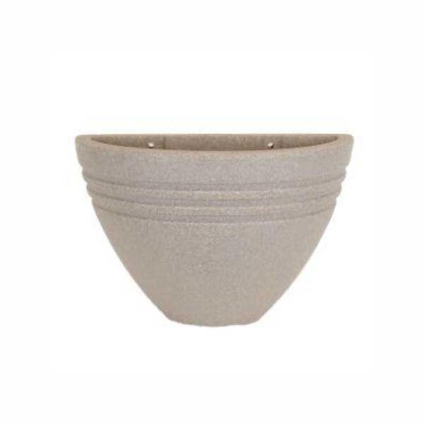 Vaso De Parede Jateado Vogue Cor Calcário 20x30 Cm