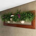 Vaso De Parede Liso (34x20cm) Cor Granito Areia Vasart