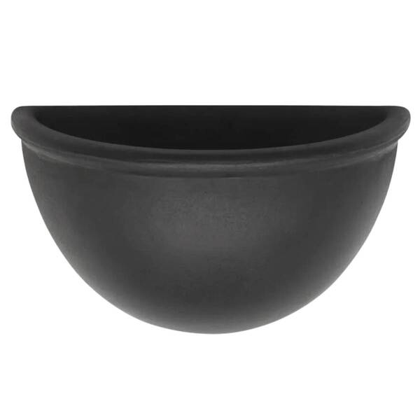 Vaso De Parede Liso (34x20cm) Preto Vasart