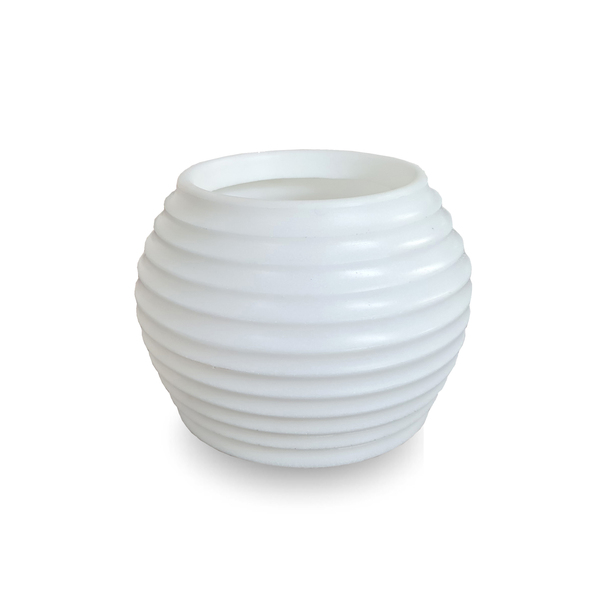Vaso De Planta 15x20 Cm Decorativo Pequeno Redondo De Polieti