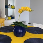 Vaso De Planta 15x20 Cm Decorativo Pequeno Redondo De Polieti