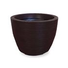 Vaso De Planta 30x40 Redondo Decorativo Em Polietileno - Cor: