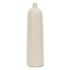 Vaso de Planta Alto em Cerâmica 42x12cm Cinza 18277 Mart Collection