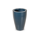 Vaso de Planta Extra Grande em Plástico 55x38cm Azul Escuro Cone Liso Vasap