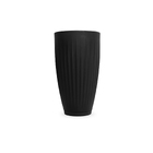 Vaso de Planta Extra Grande de Plástico 70x40cm Preto Florence Geolia