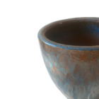 Vaso de Planta Grande Cerâmica Moderno 31x30 Azul Petróleo