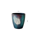 Vaso de Planta Grande Cerâmica Moderno 31x30 Verde Musgo