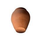 Vaso de Planta Grande Cerâmica Moderno 43x25 Terracota